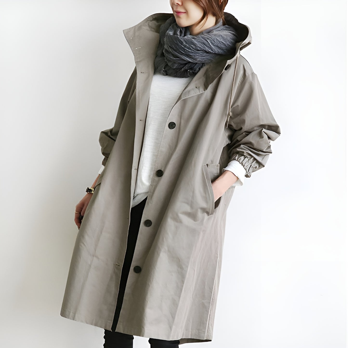 MANDY™ | Elegant og Vandafvisende Trenchcoat