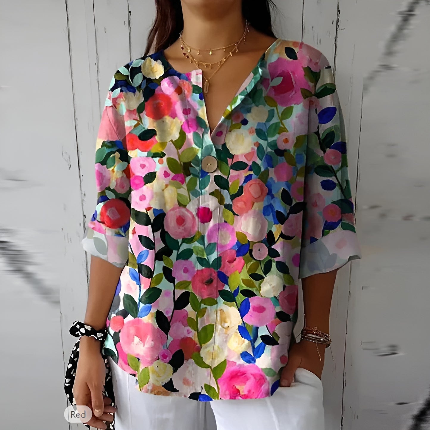 CALLIE™ | bluse med blomstermønster